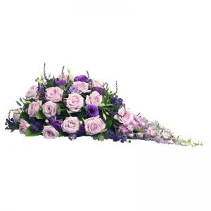 Rouwarrangement Paars